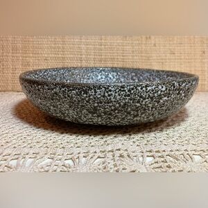 Pigeon Forge Crater Speckled Brown Bowl 1972 Signed D. Ferguson